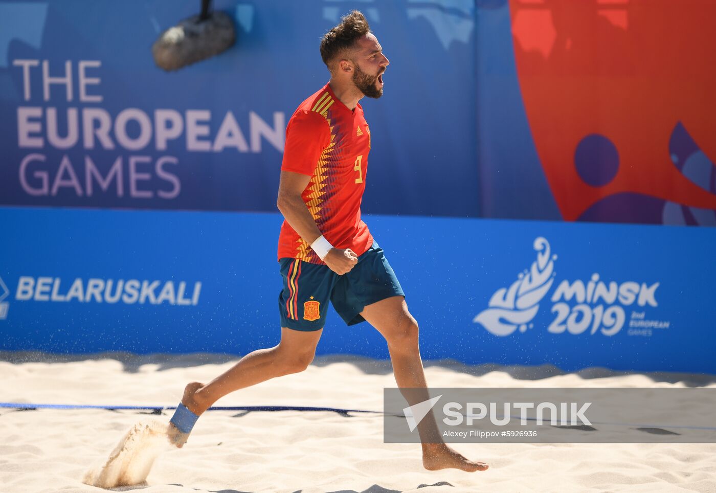 Belarus European Games Beach Soccer Spain - Russia