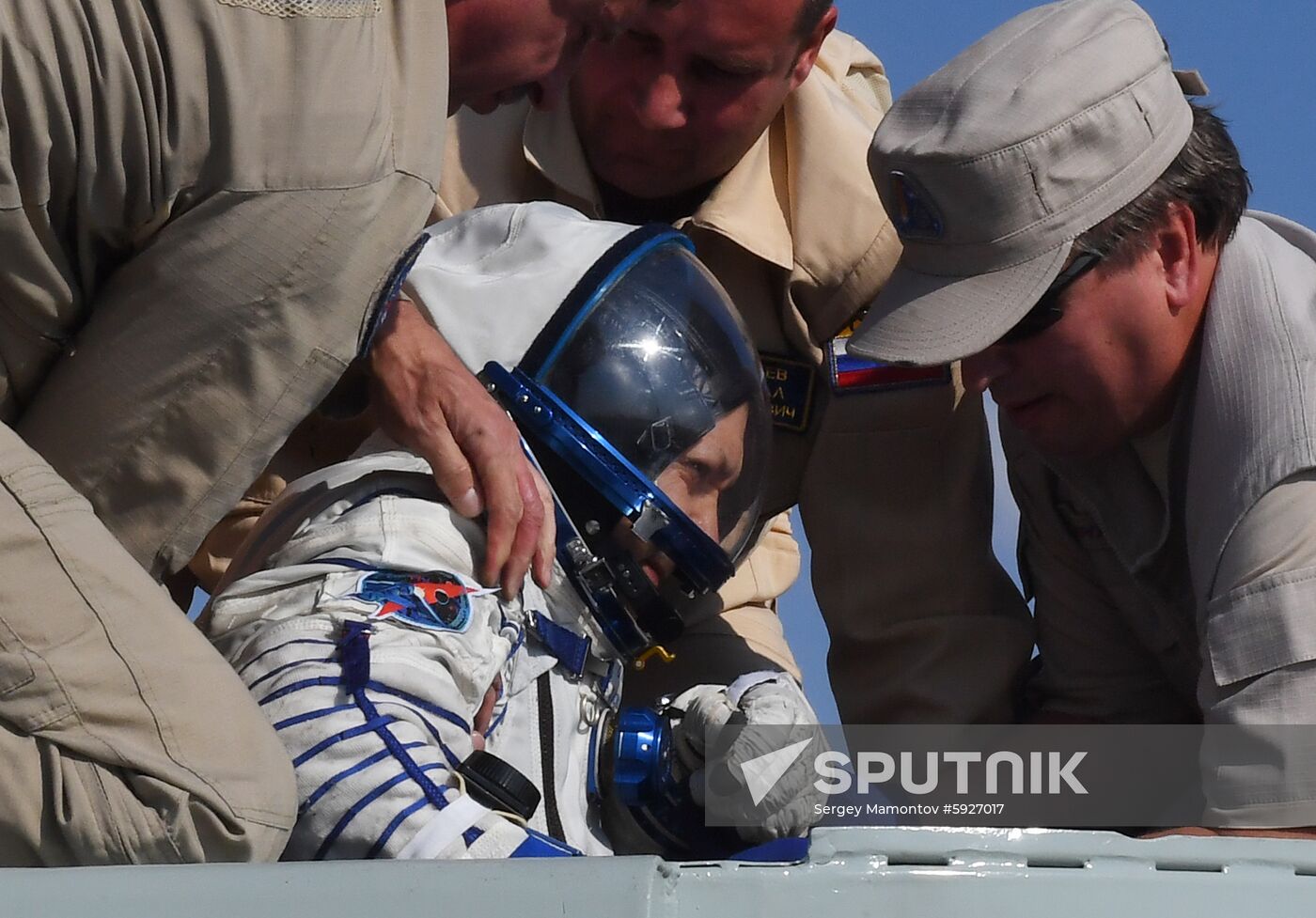 Kazakhstan Space Station Landing