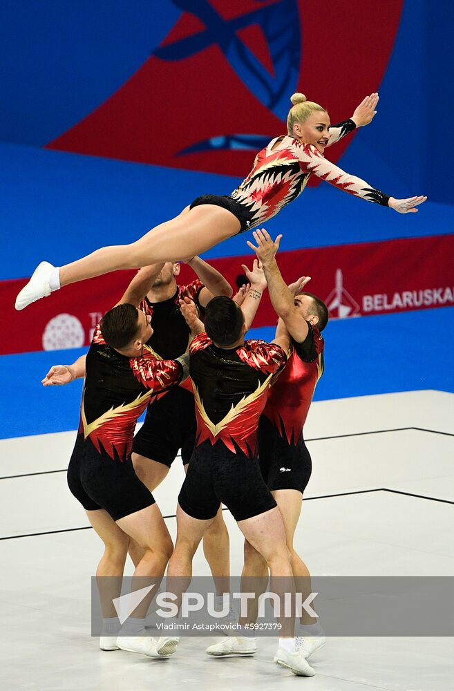 Belarus European Games Aerobic Gymnastics