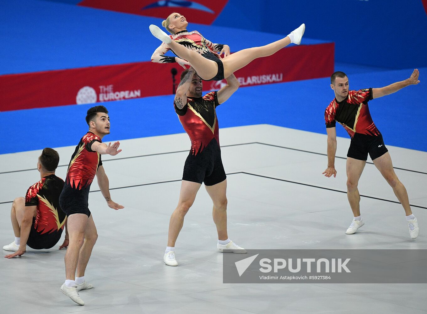 Belarus European Games Aerobic Gymnastics