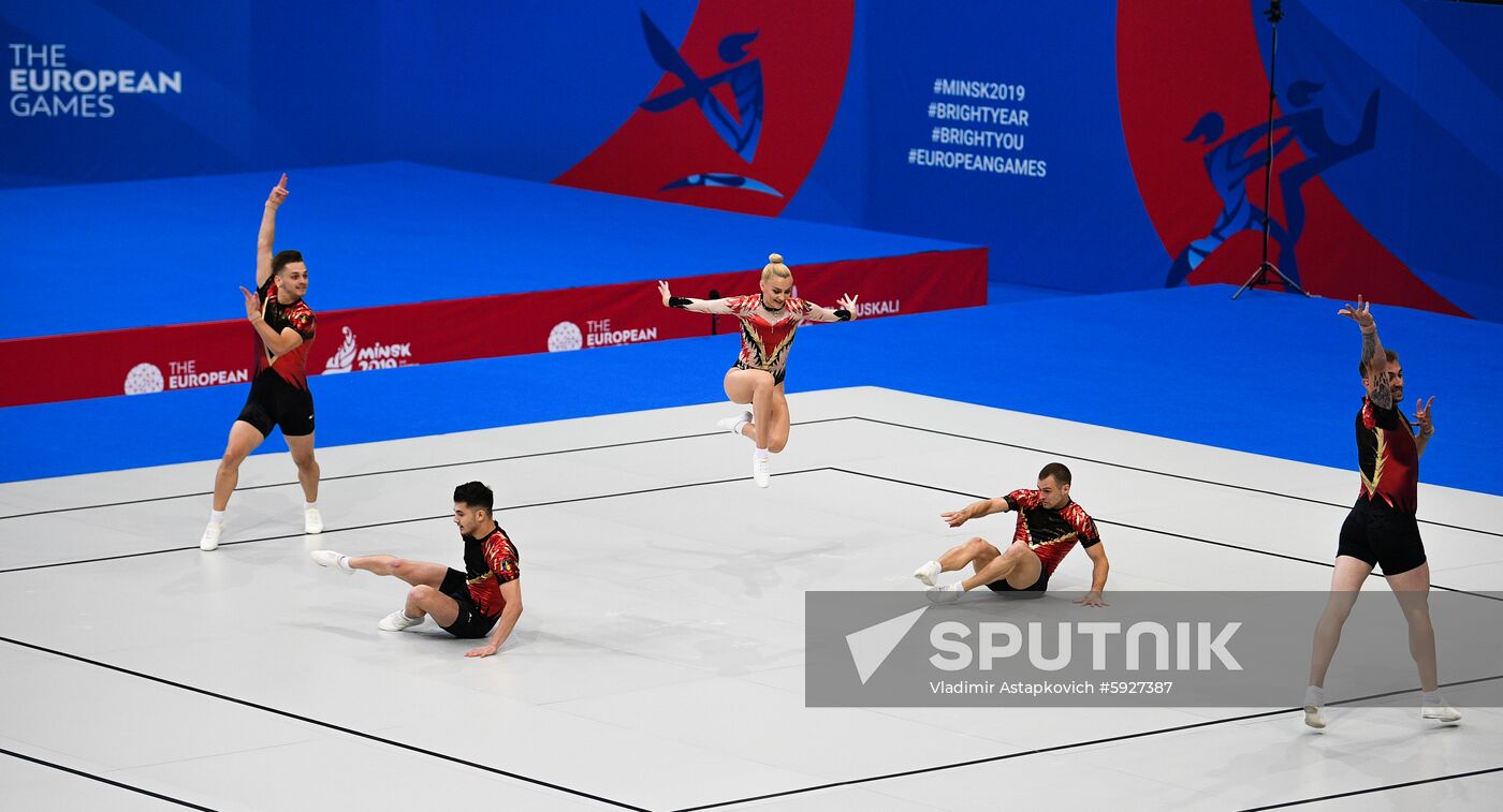 Belarus European Games Aerobic Gymnastics