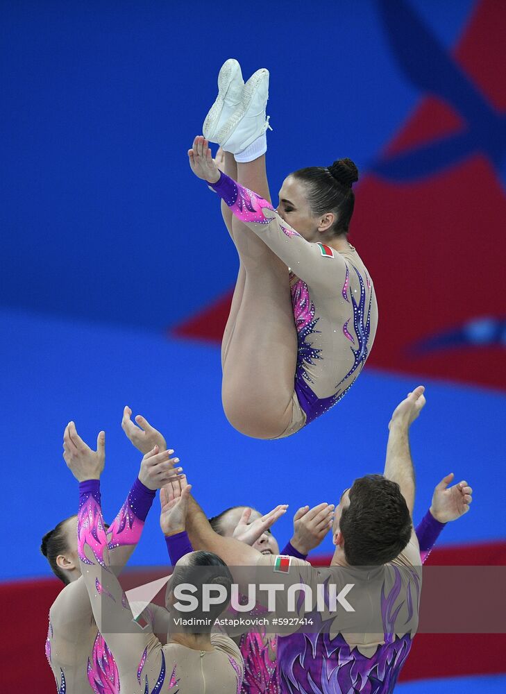 Belarus European Games Aerobic Gymnastics