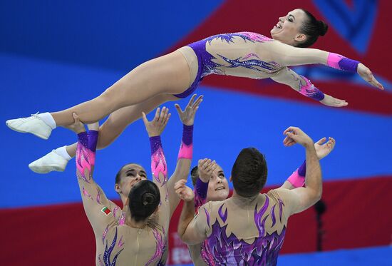 Belarus European Games Aerobic Gymnastics
