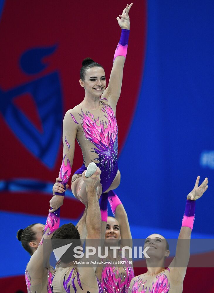 Belarus European Games Aerobic Gymnastics