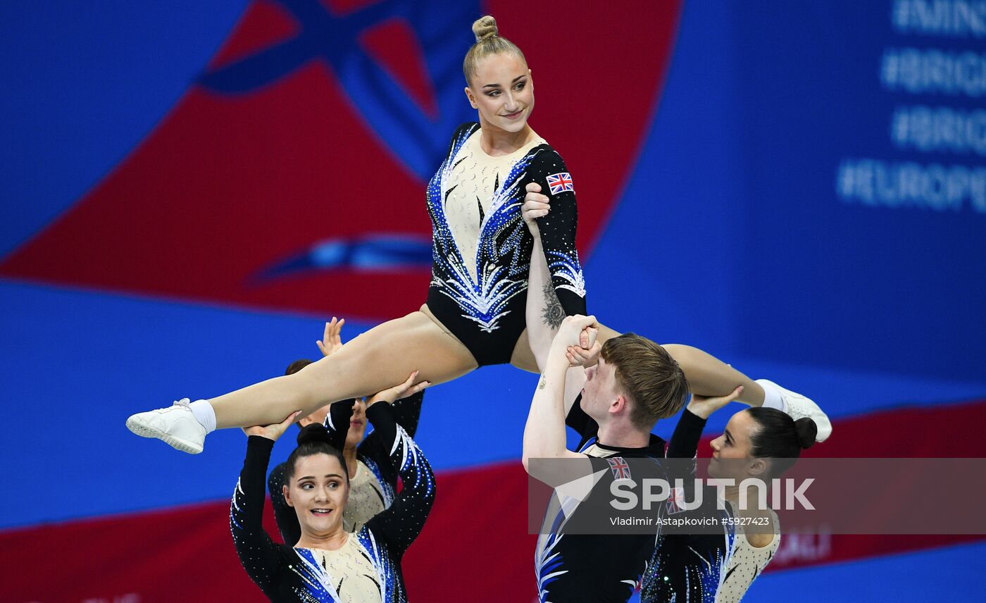 Belarus European Games Aerobic Gymnastics