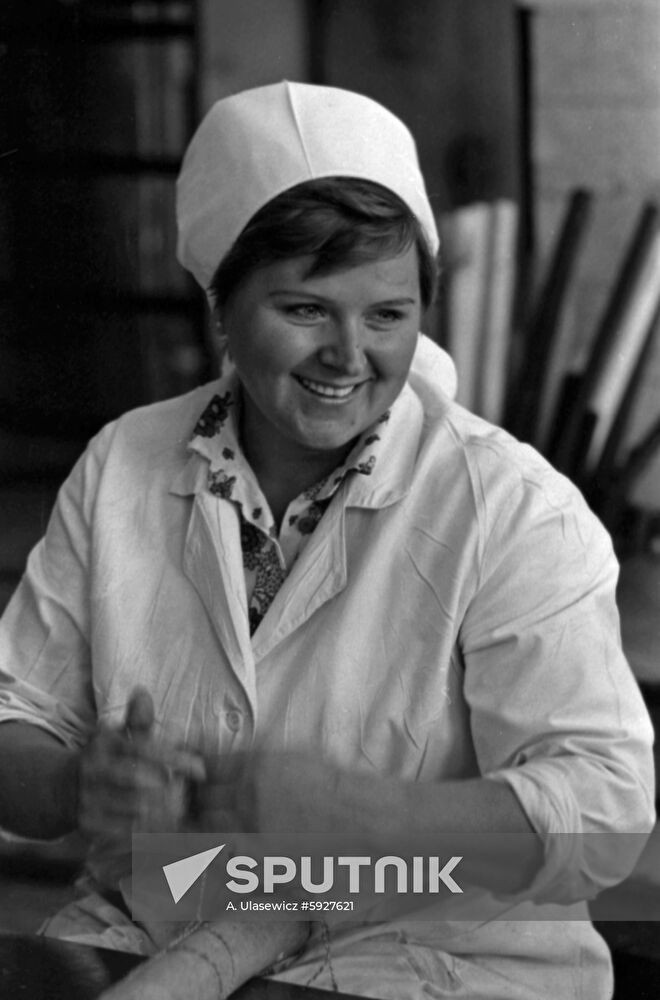 Klaipeda Meet Factory worker Egle Slavinskiene