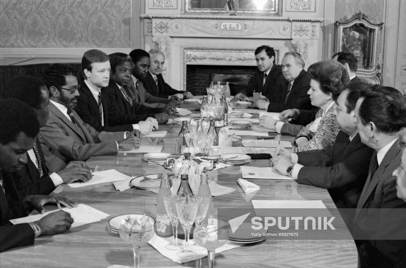 Republic of Mozambique's party and government delegation visit USSR