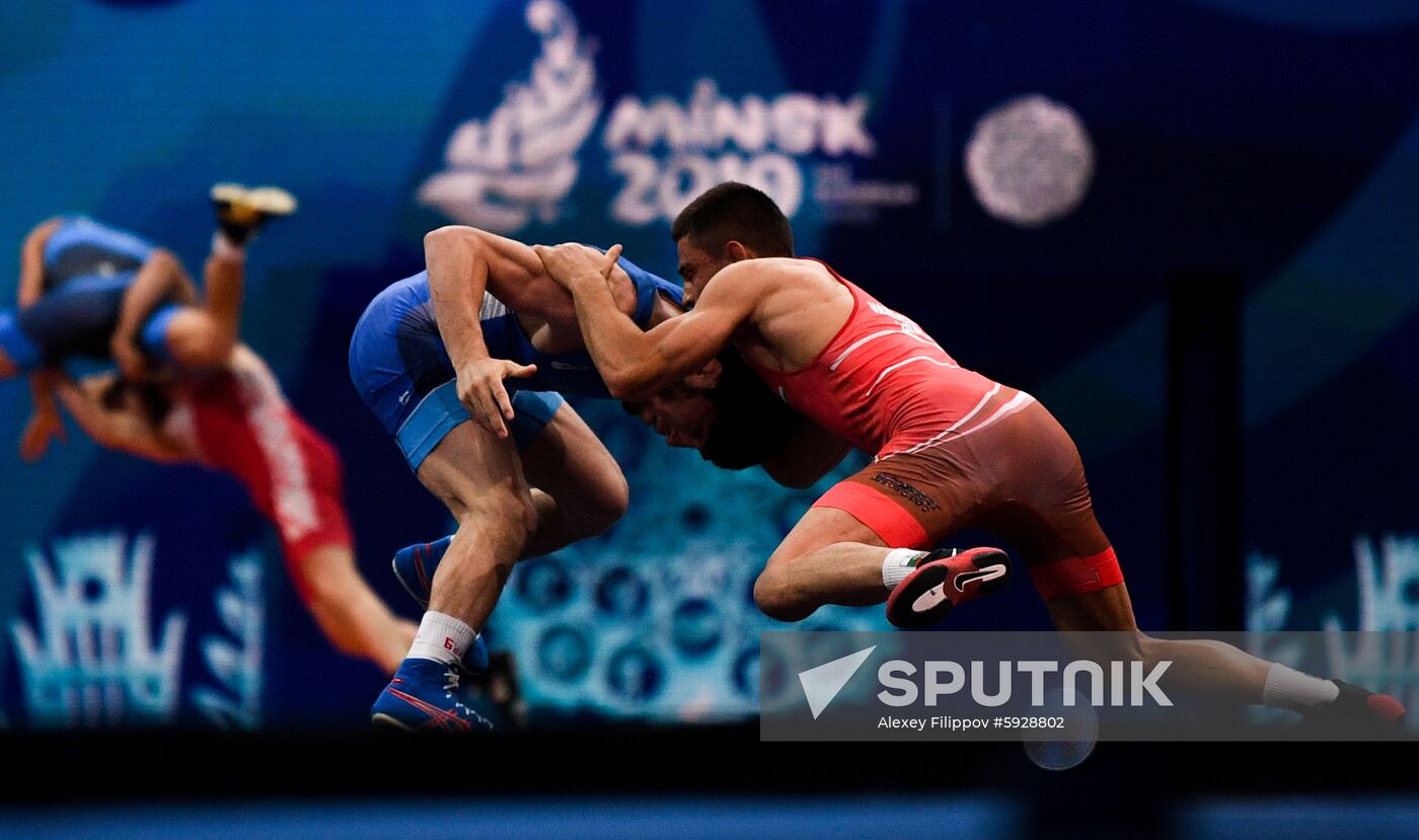 Belarus European Games Wrestling