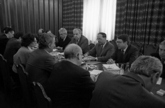 Chairman of Montenegrin Parliament's Executive Council Vuko Vukadinovic visits USSR