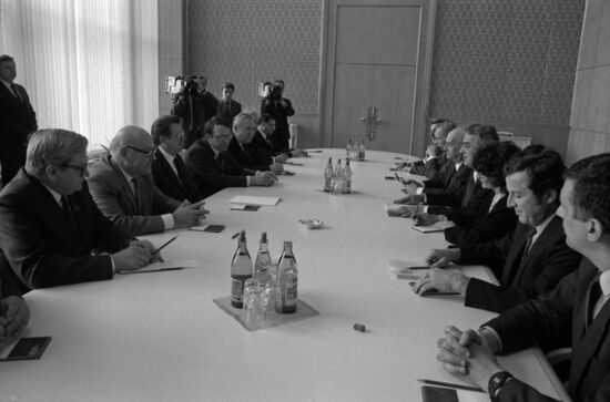 Chairman of Montenegrin Parliament's Executive Council Vuko Vukadinovic visits USSR
