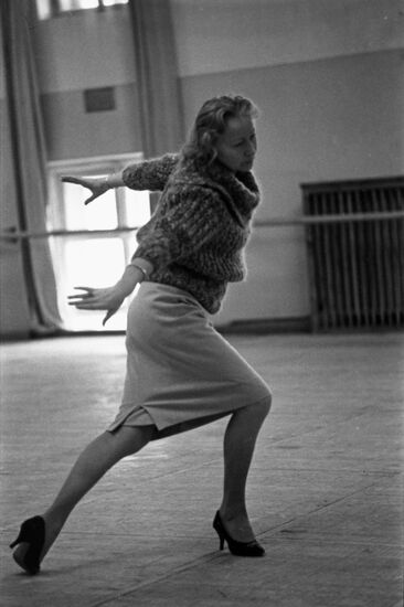 Soviet ballet dancer Galina Ulanova