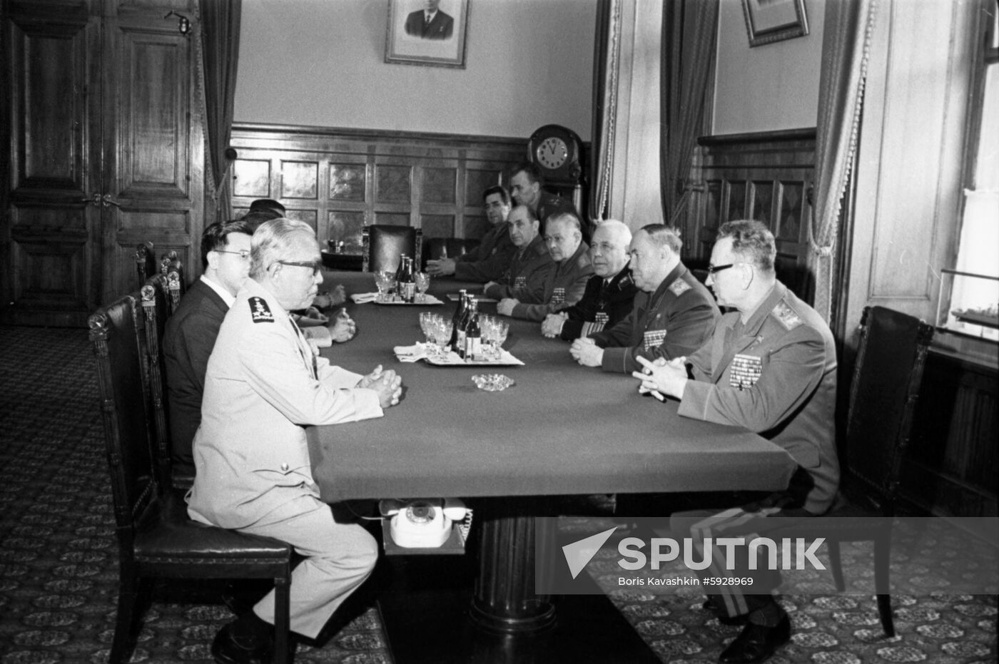 Military delegation from Kingdom of Cambodia visits Soviet Union