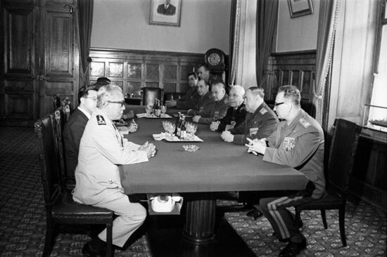 Military delegation from Kingdom of Cambodia visits Soviet Union