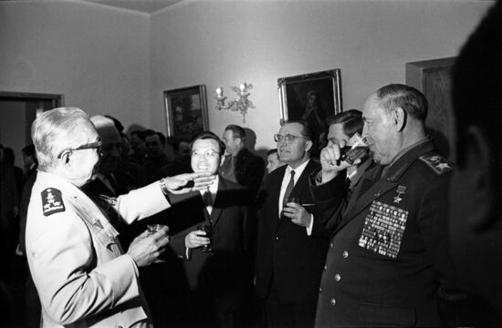 Military delegation of Kingdom of Cambodia visits USSR
