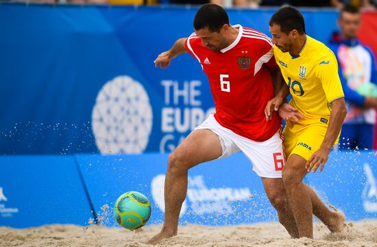 Belarus European Games Beach Soccer Russia - Ukraine