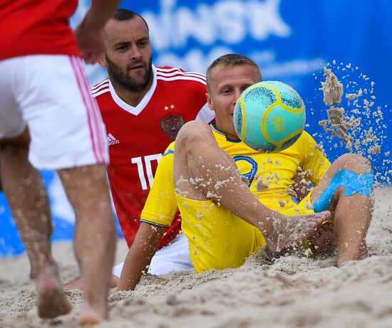 Belarus European Games Beach Soccer Russia - Ukraine