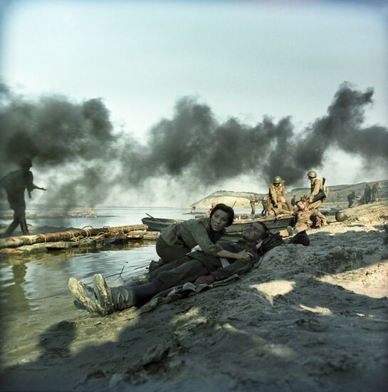 Still from film Breakthrough, part of Liberation epic