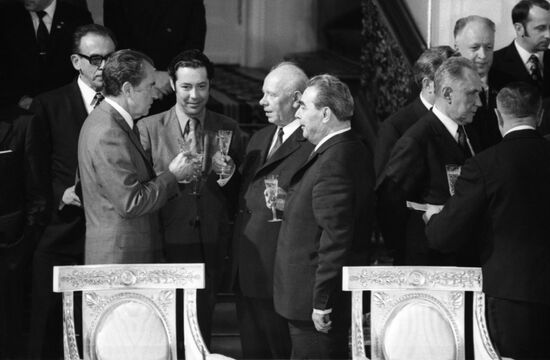 US President Richard Nixon visits USSR