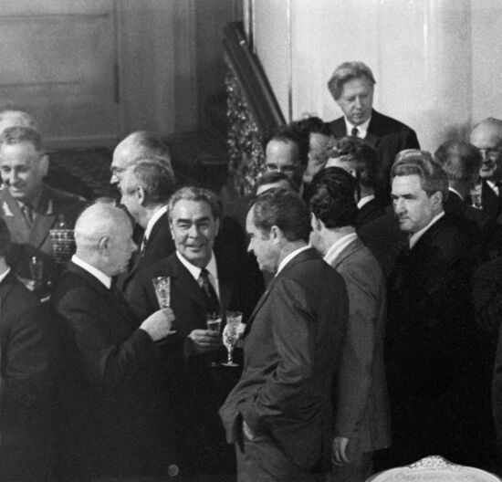 US President Richard Nixon visits USSR