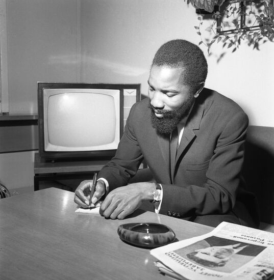 Republic of Zimbabwe delegate F. T. Makaneze in Moscow