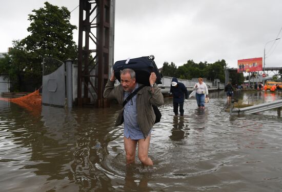 Russia Moscow Flood