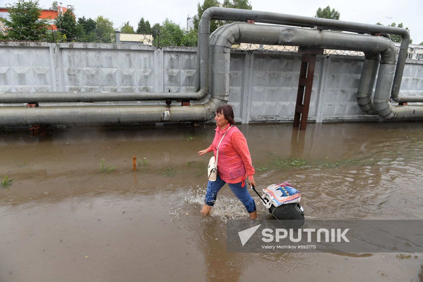 Russia Moscow Flood