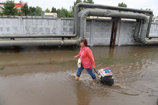Russia Moscow Flood