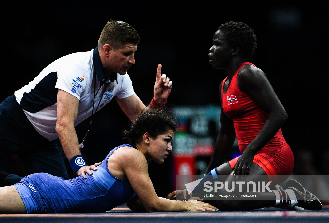 Belarus European Games Wrestling