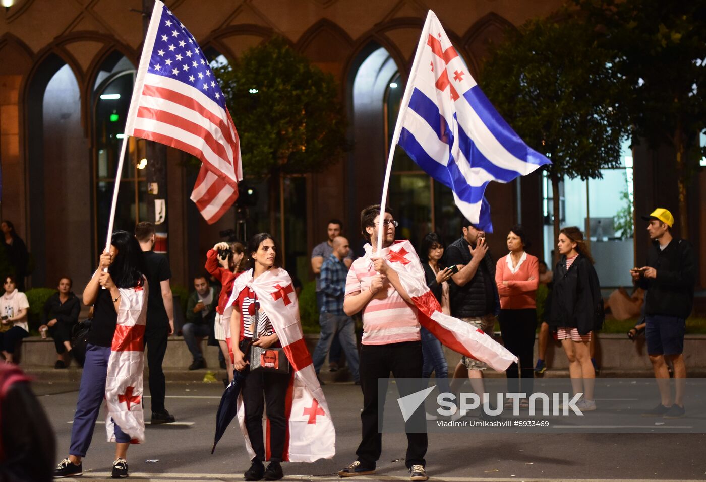 Georgia Russia Potests