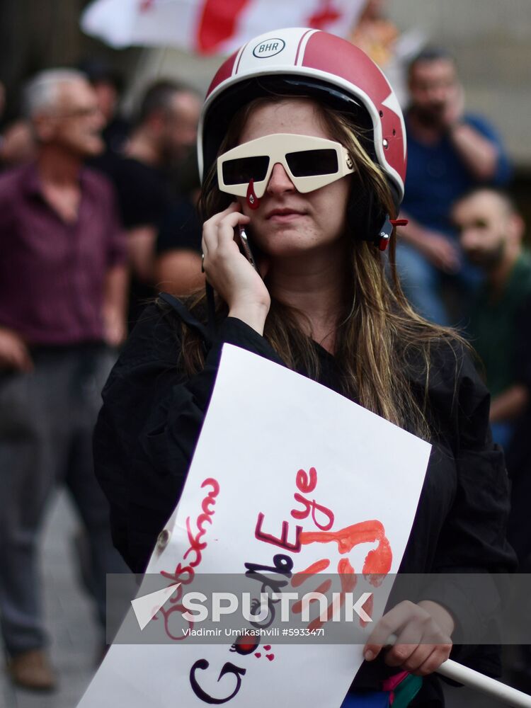 Georgia Russia Potests