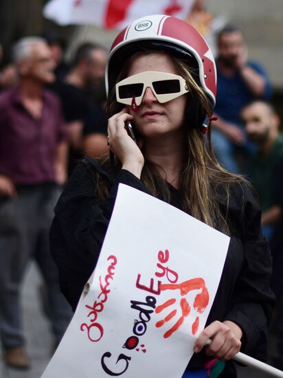 Georgia Russia Potests