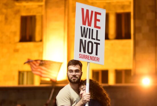 Georgia Russia Potests