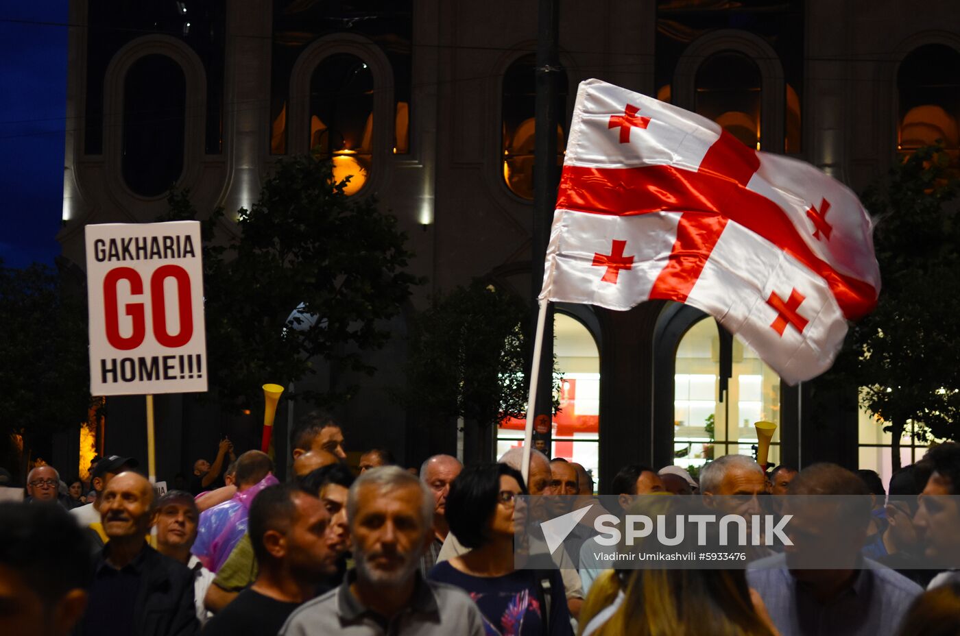 Georgia Russia Potests