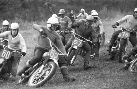 Motorcycle racer Viktor Arbekov