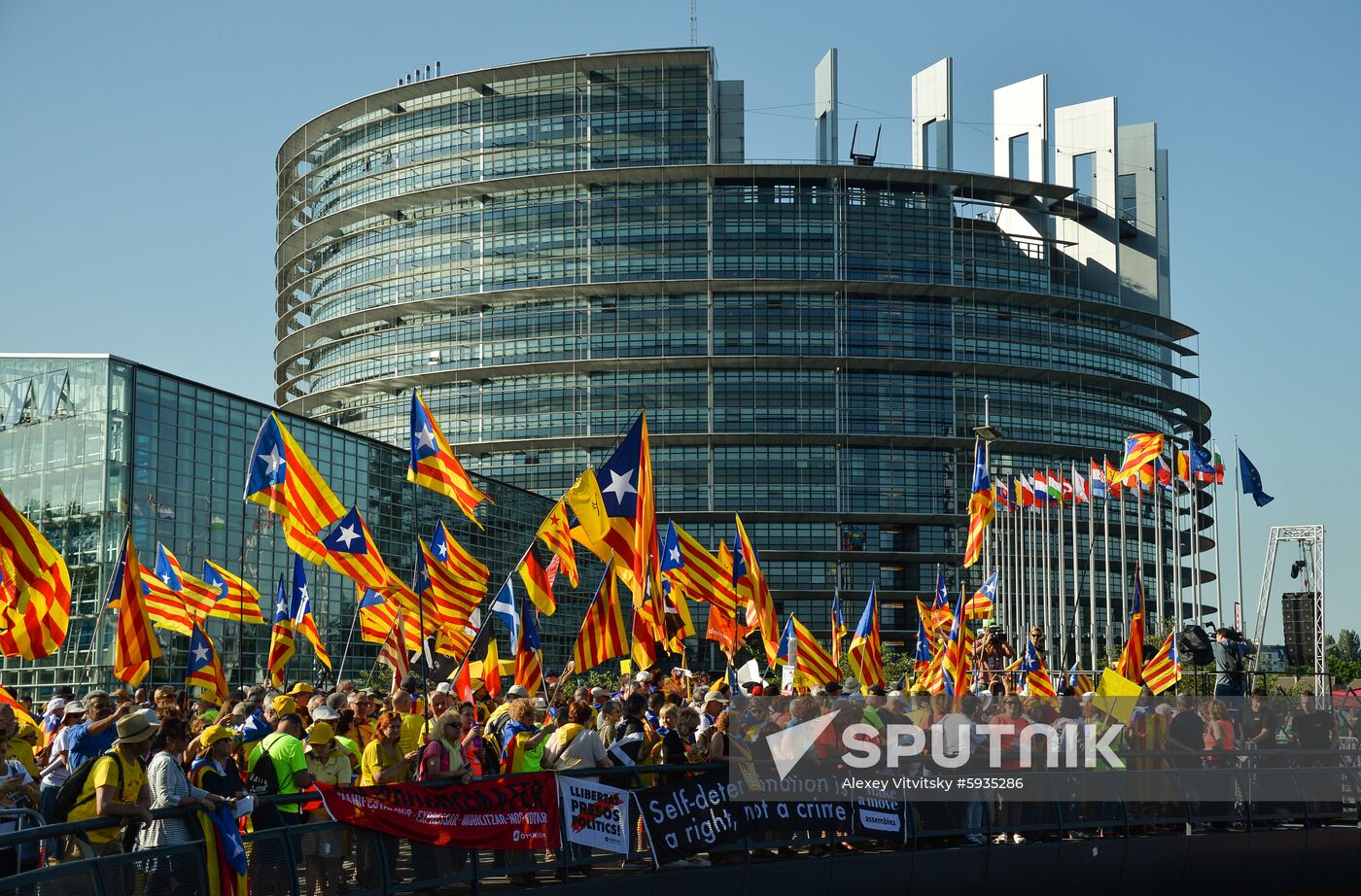 France European Parliament Protests