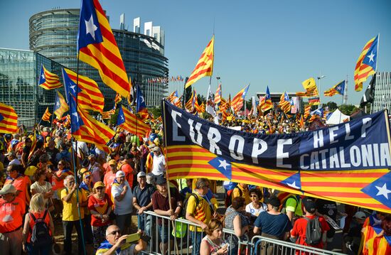 France European Parliament Protests