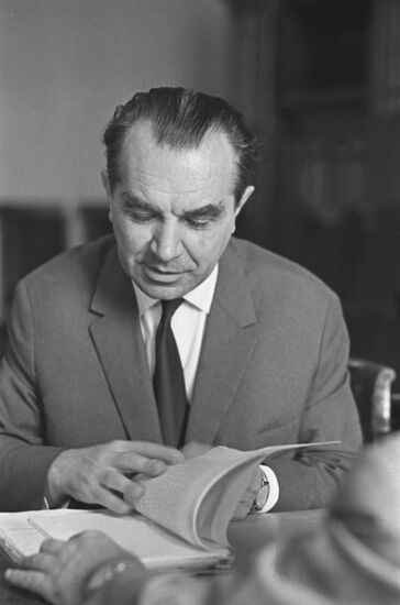 President of Soviet Academy of Medical Sciences Nikolai Blokhin