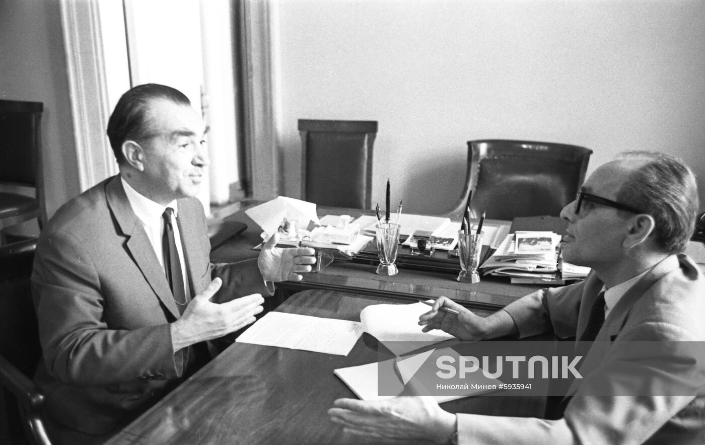 President of Soviet Academy of Medical Sciences Nikolai Blokhin