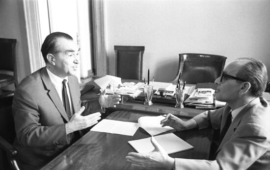 President of Soviet Academy of Medical Sciences Nikolai Blokhin