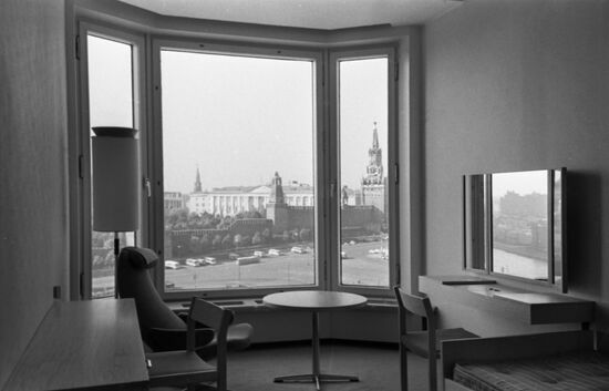 View of Kremlin from a Rossiya Hotel room