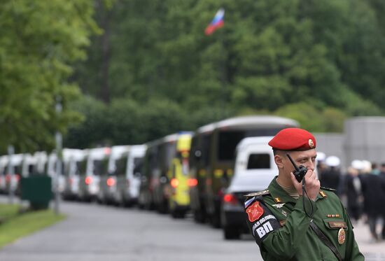Russia Navy Fire Funeral