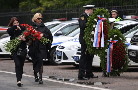 Russia Navy Fire Funeral