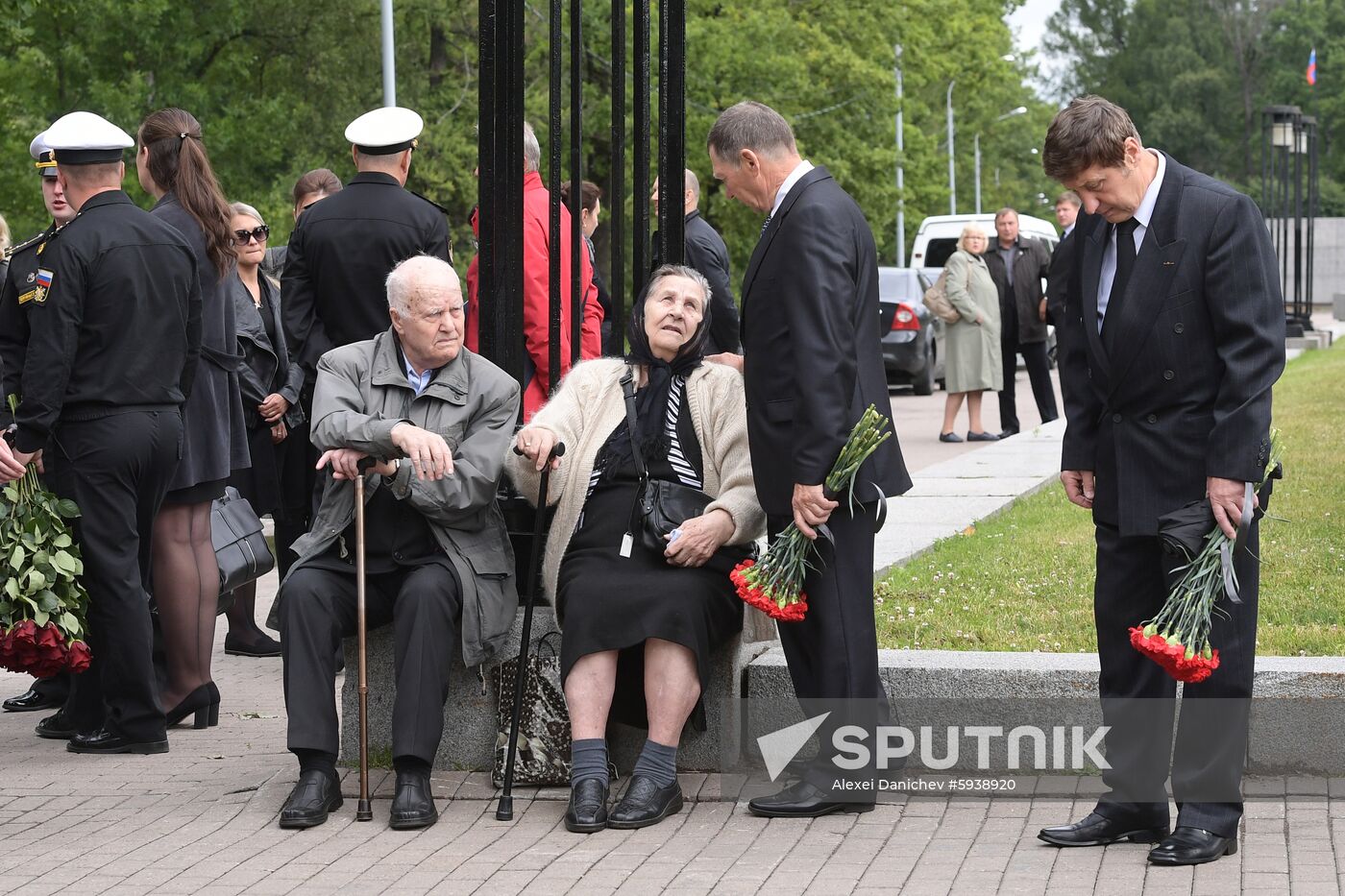Russia Navy Fire Funeral