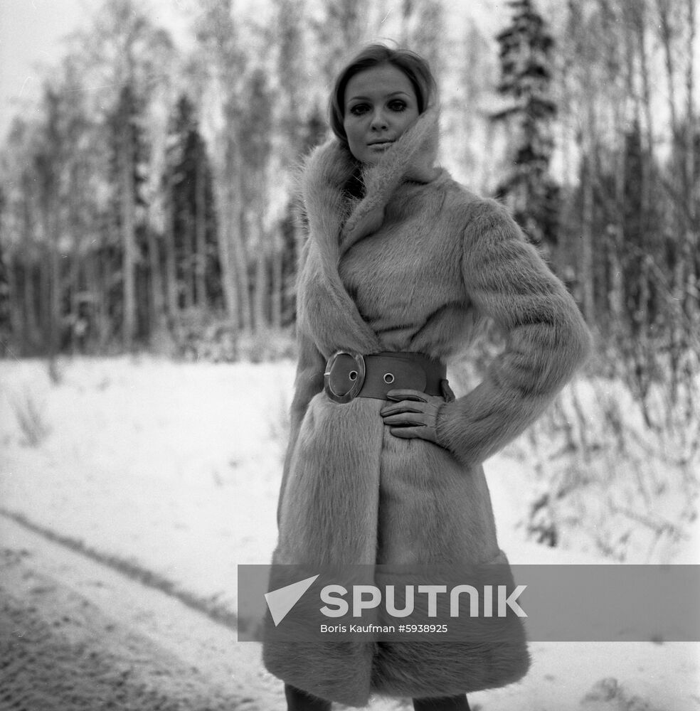 1968 Russian fur clothes collection