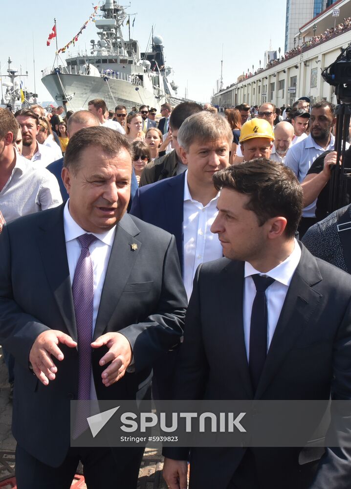 Ukraine Zelensky Navy Day
