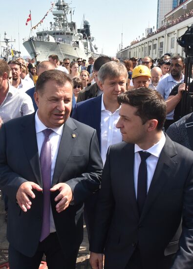 Ukraine Zelensky Navy Day