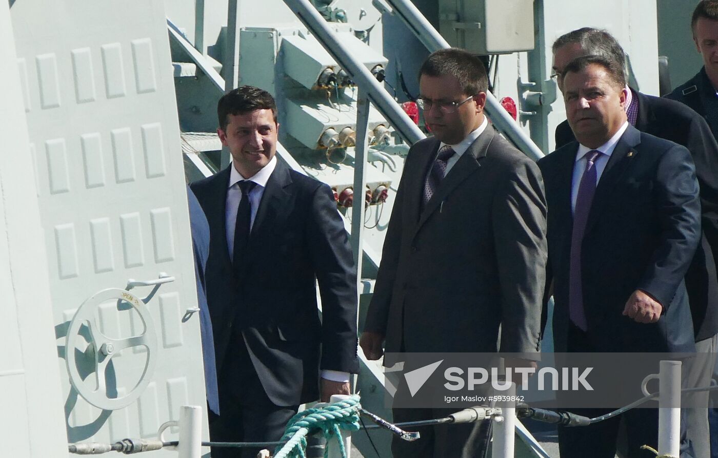 Ukraine Zelensky Navy Day