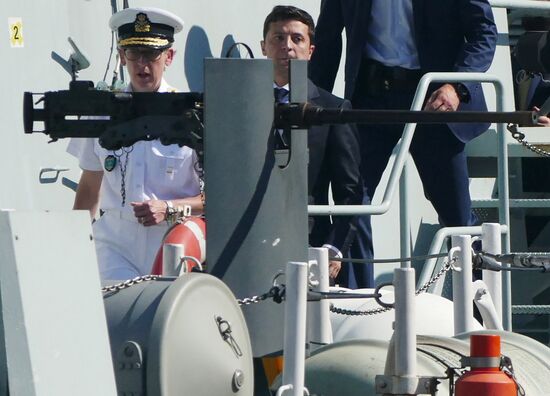 Ukraine Zelensky Navy Day