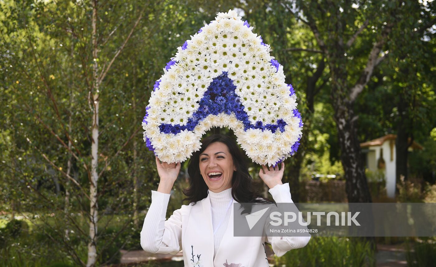 Russia Moscow Flower Show
