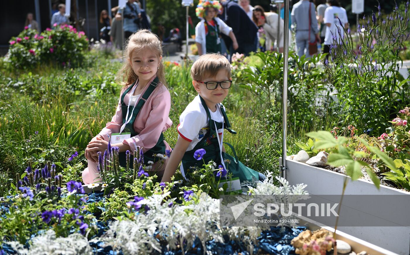 Russia Moscow Flower Show